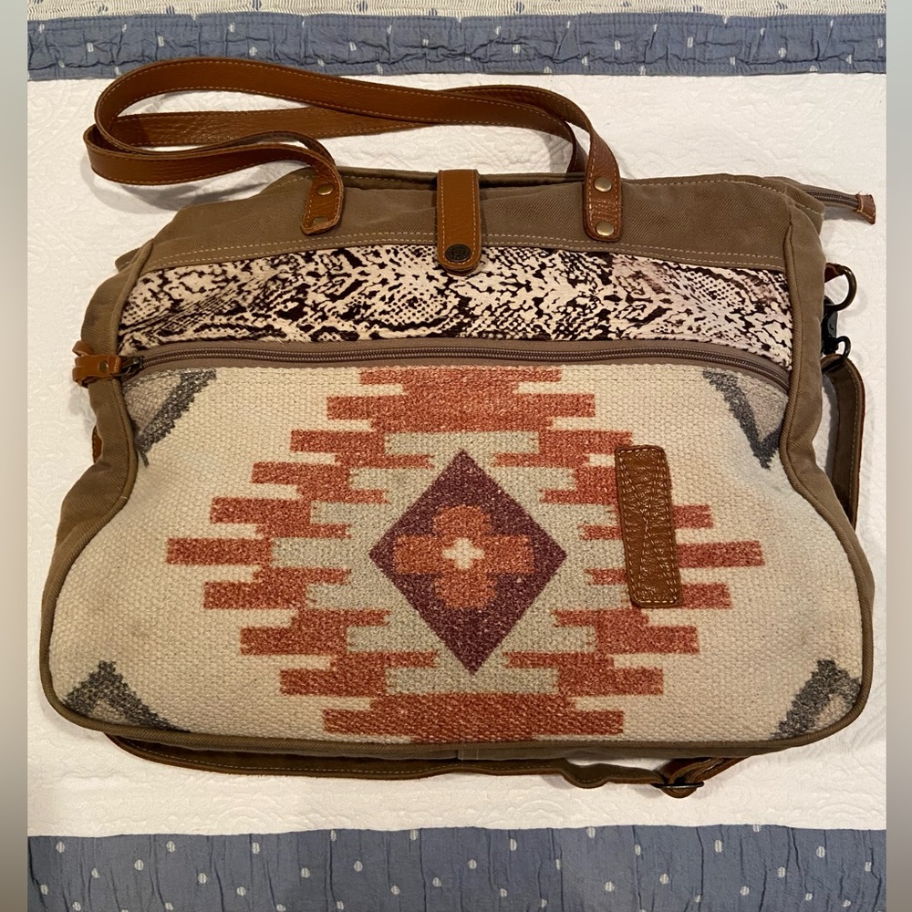 Stylish Tan and Brown Women's Myra Bag